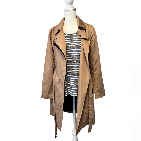 Avec Les Filles Belted Moto Rain Jacket - Picture 6 of 6